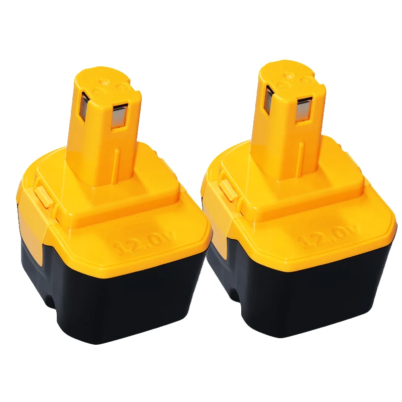 Per batteria di ricambio per elettroutensili RYOBI 12V Ni-CD4.8/6.8/9.8Ah 1400652   B-8286 1400143   HP1201MK2 4400005   BPT1025 RY-1204 CTH1201