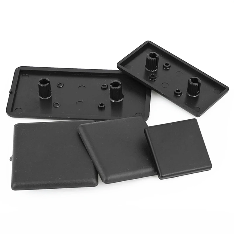 5/10/20/50pcs Black Plastic End Cap Cover Plate Endcap For 2020 2040 3030 3060 3030r 4040 4080 4040r 4545 Eu Aluminum Profile