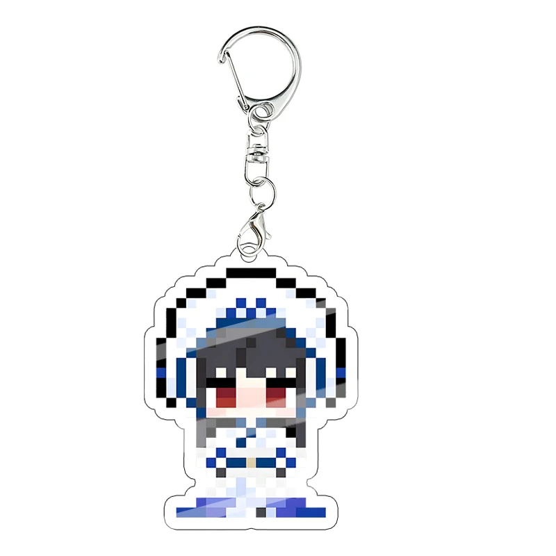 Limbus Company Ryoshu Meursault Acrylic Keychain Pendant Anime Cartoon Decoration Accessories School Bag Girls Birthday Gift view 6