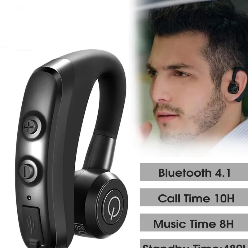 

Bluetooth-наушники, деловые Наушники V4.1, гарнитура, спортивные наушники, наушники с микрофоном для смартфона