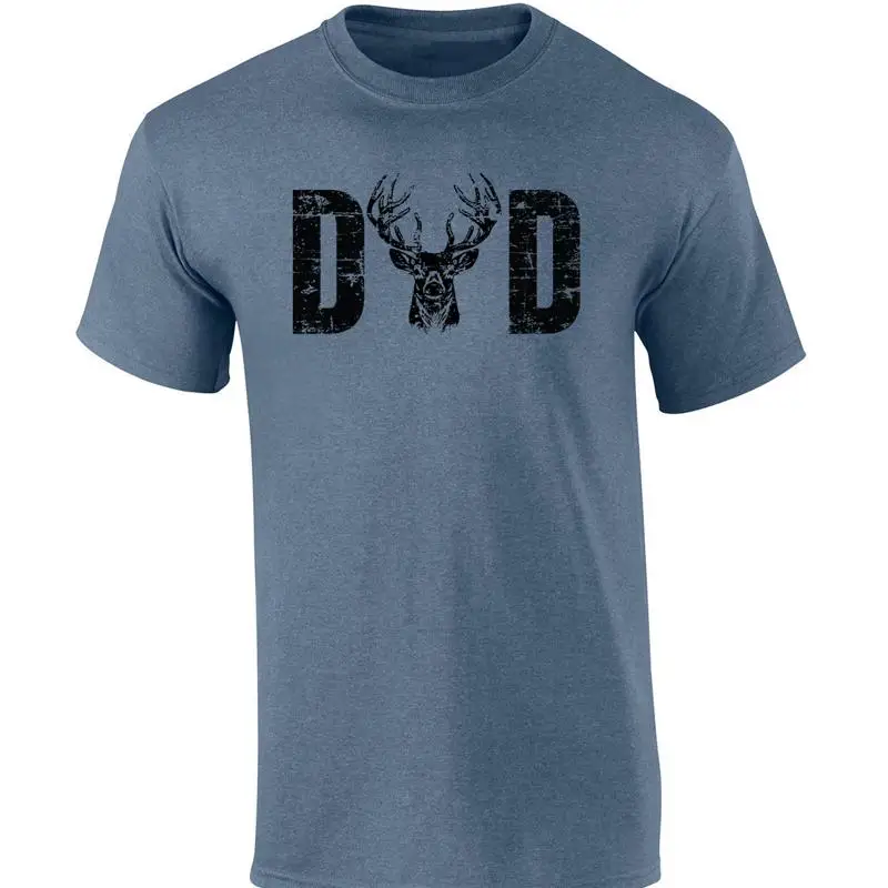 

Мужская футболка с коротким рукавом «День отца» Dad Buck Deer Antler Cool Country