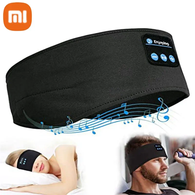 XIAOMI Wireless Bluetooth Headband Earphones Sports Headphones Elastic Headband Music Sleeping Eye Mask Bluetooth Headset