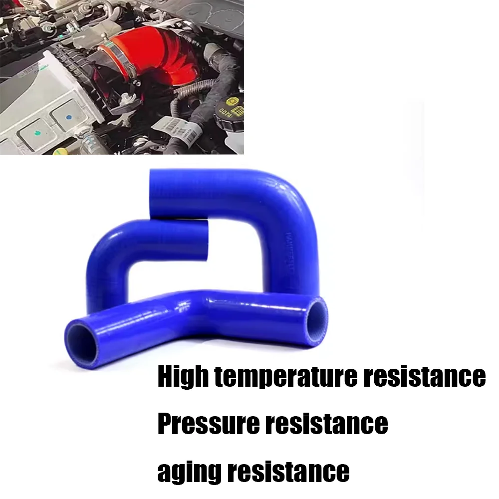 90 degree ID6-100mm Blue bend silicone clip tube high temperature pressure and aging resistant modified intake pipe 150X150mm