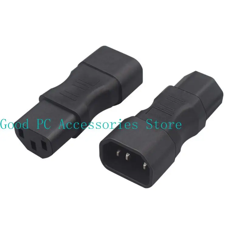 

652F Portable Male to Female C14 to C13 Adapter C14 to C15/C14 to C5/C14 to C7 Power Cable Adapter Transfer Plugs ABS-made
