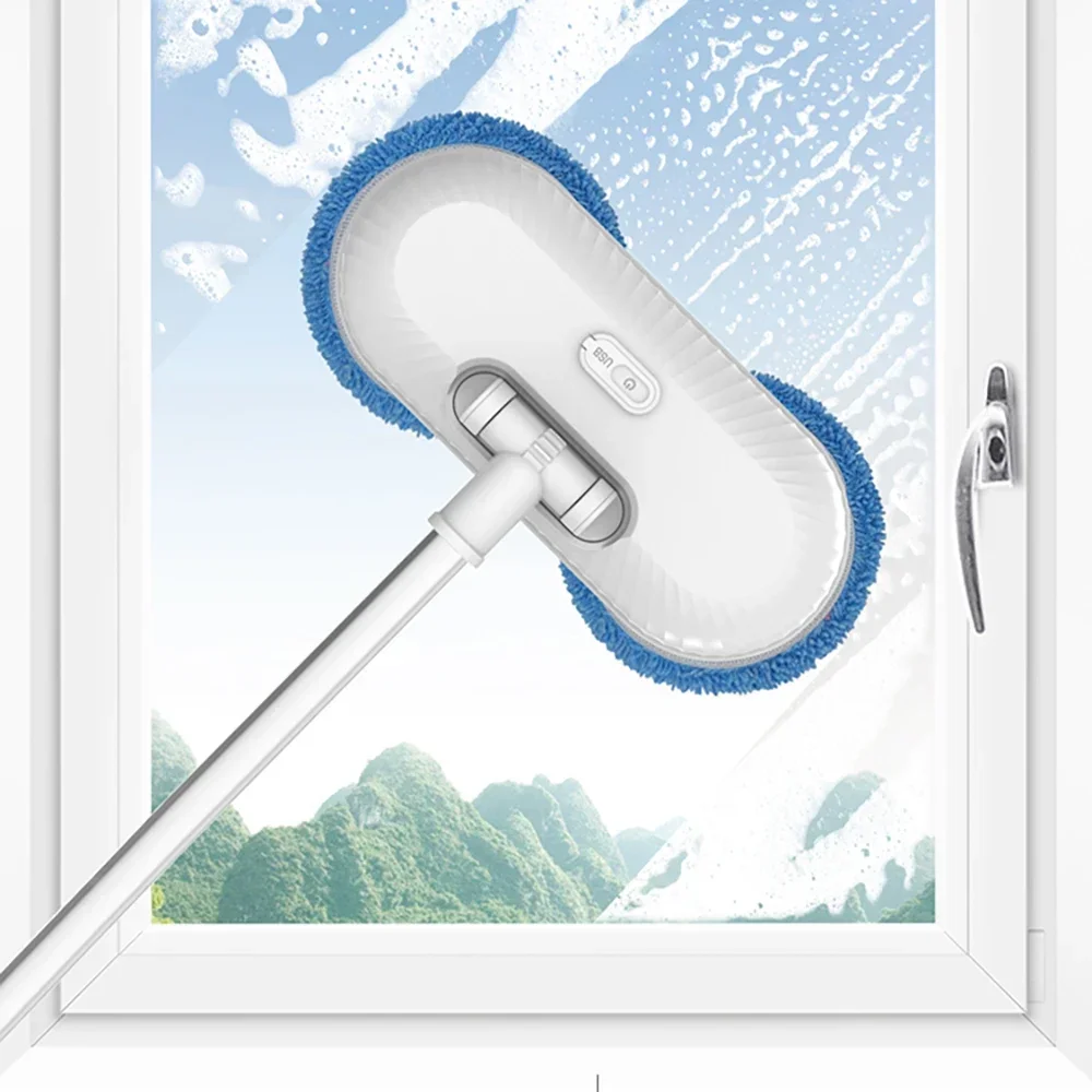

Window Cleaning Robot High Suction Electric Window Floor Ceiling Wall Cleaner Robot Anti-falling USB Charging Cleaner For Home