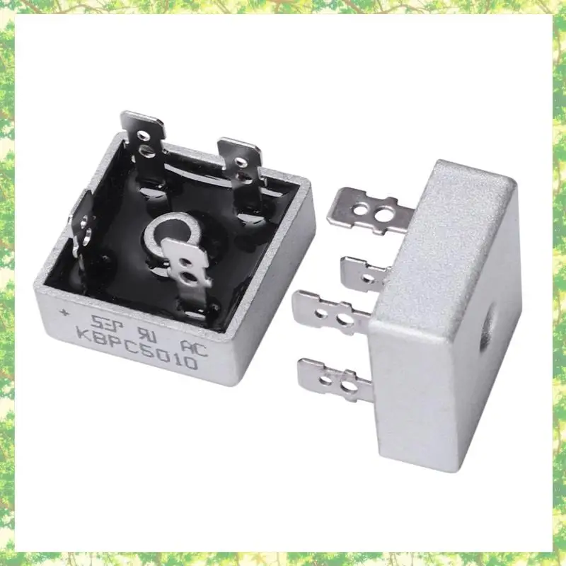 Smart-40 個 50A 1000V メタルケース単相ダイオードブリッジ整流器 KBPC5010