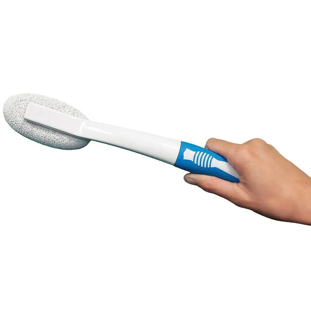 

13,8-дюймовый пемза скруббер с длинной ручкой для ухода за ногами, удаление твердой омертвевшей кожи