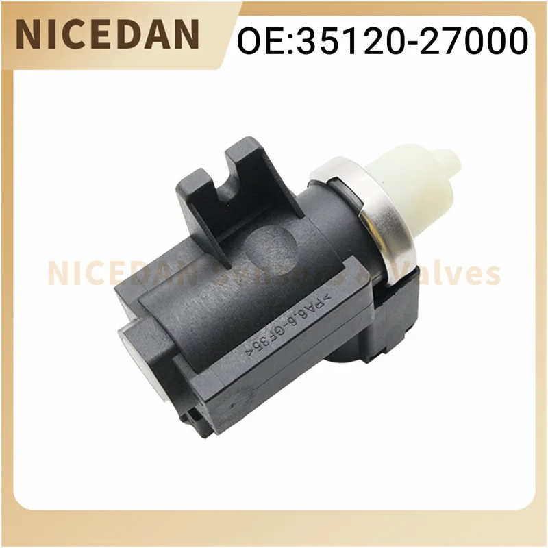 

Vaccum Turbo Boost Pressure Converter Solenoid Valve For Kia Sorento 2.0 03-09 Hyundai Getz Starex H1 35120 27000 35120-27000