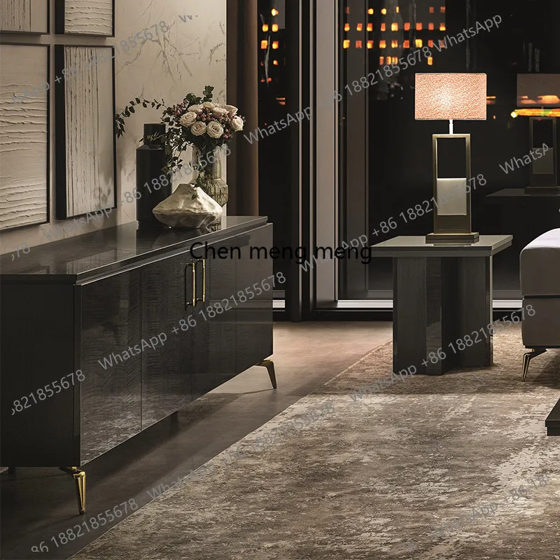 

Итальянский шкаф для гостиной из массива дерева, в античном стиле, с изысканным дизайном, для прихожей, шкаф для хранения вещей.