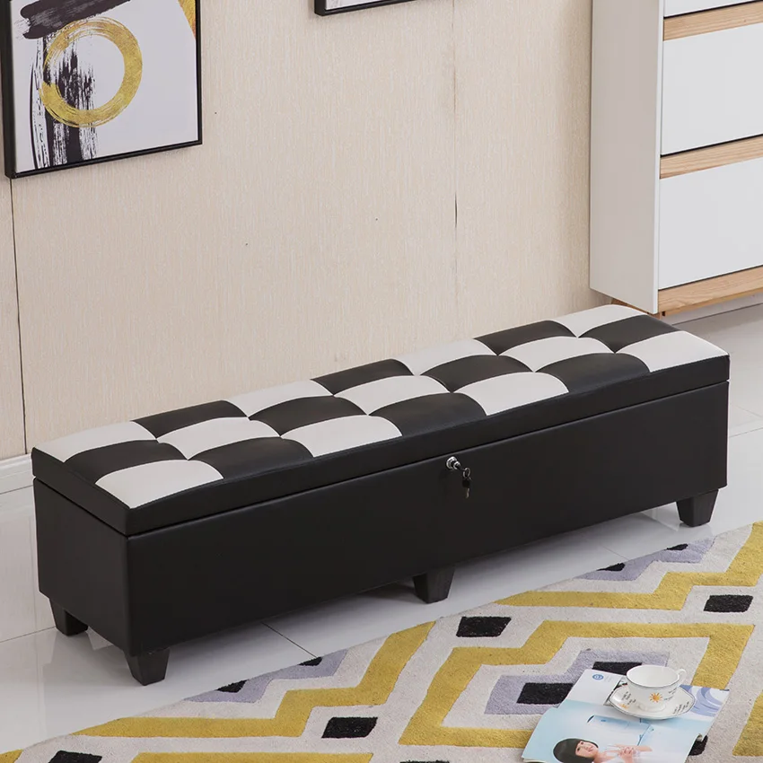 Long strip shoe changing stool, large apacity storage box, physical doll collection box.