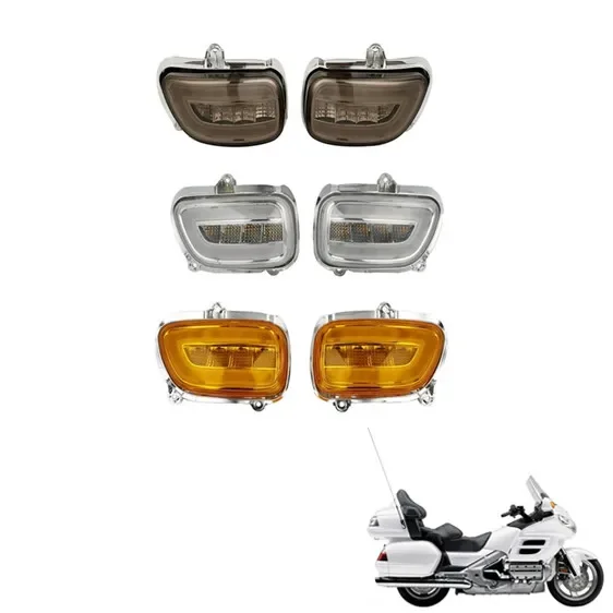 

Moto Acsessories Accessory Front LED Turn Signals For Honda Goldwing Gold wing GL1800 GL 1800 2001-2017 F6B 2013-2017