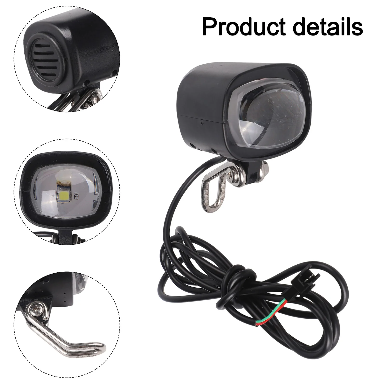 Electric Bike LED Headlight Offering Bright Illumination with a Reliable Waterproof Feature for All Riding Conditions