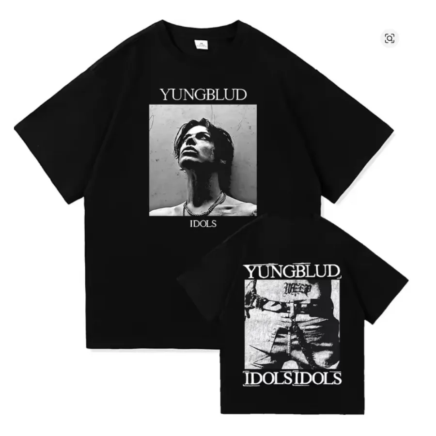 

Мужская футболка YUNGBLUD IDOLS забавная футболка мужская летняя повседневная мужская футболка хипстерская футболка в стиле хип-хоп Homme уличная одежда