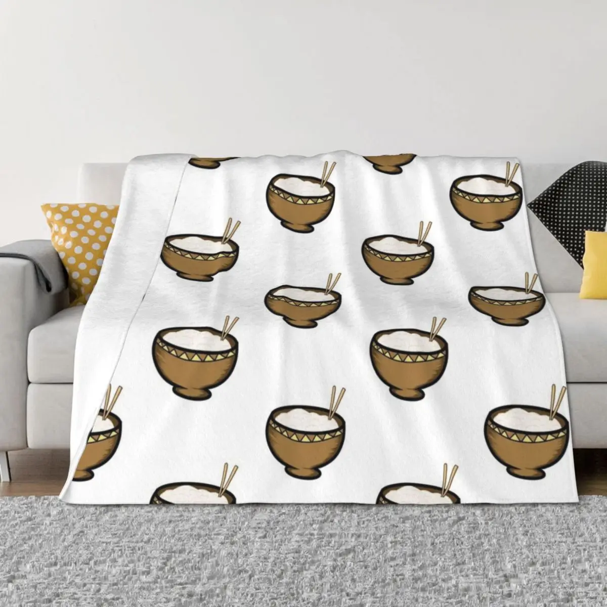 

Rice Throw Blanket sofa bed Thins Hair Weighted Blankets