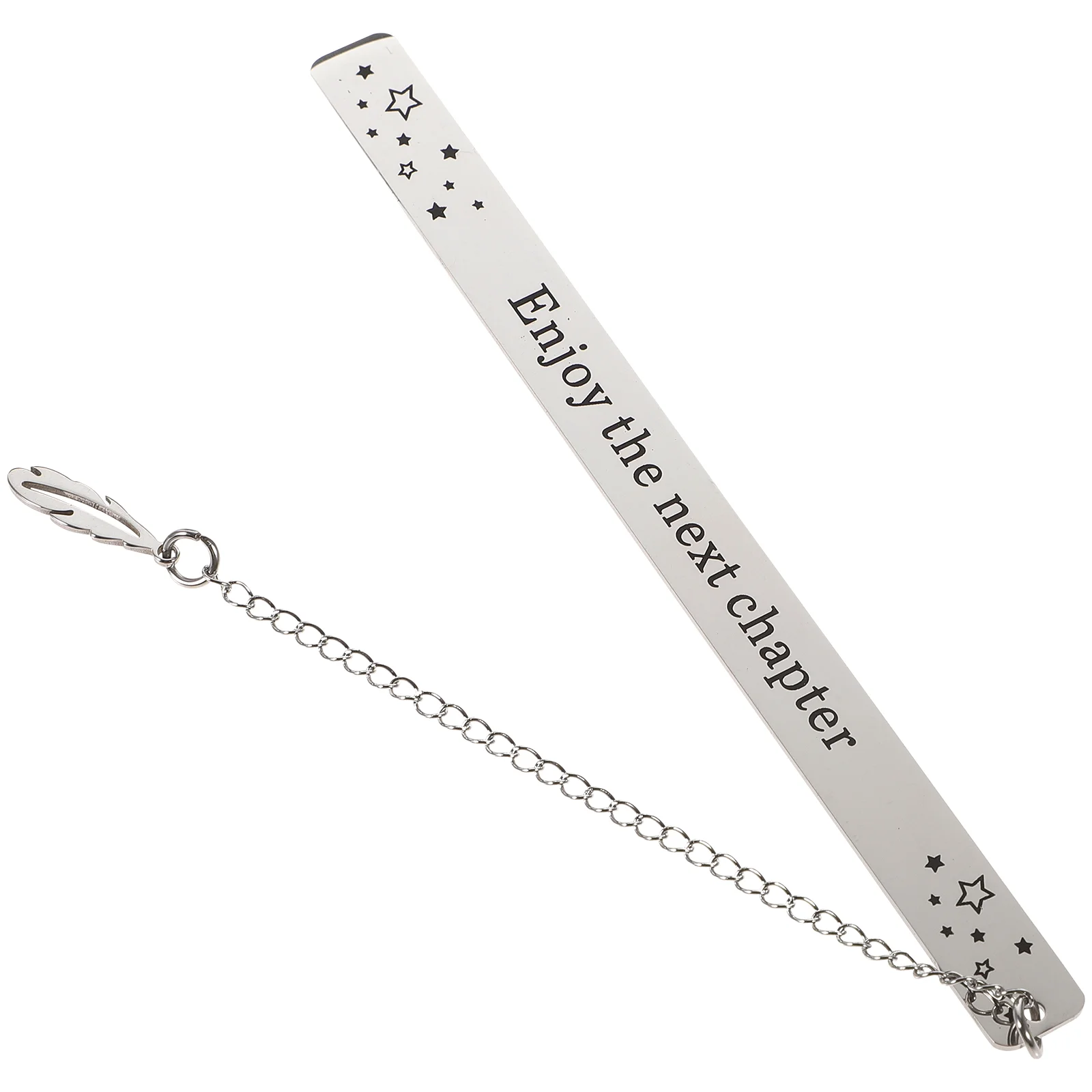 Bookmarks The Gift Metal Inspirational for Teens Leaves 13X1X02CM Women Kids Student Silver Funny Classmates
