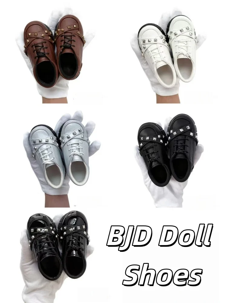 BJD Doll Shoes For 1/4 75 Doll Pu-leather Shoes Platform Shoes  Doll Accessories DIY Gift