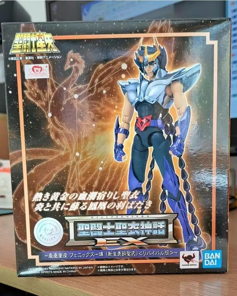 17cm Bandai Original Saint Seiya Action Figure Cloth Myth Ex Bronze Phoenix Ikki Revival Version Anime Model For Birthday G