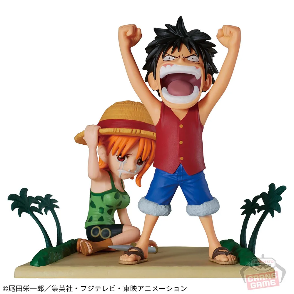 

BANDAI Banpresto Monkey D. Luffy - Nami - "Of course!!!!!" Figure Model Anime Genuine Boxed Toy