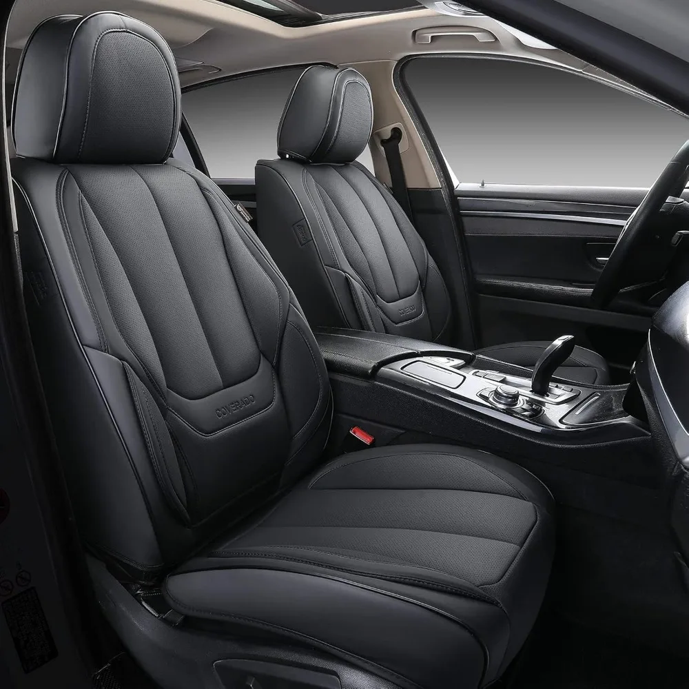 

Car Seat Covers Full Set, Seat Covers for Cars, Black Car Seat Cover,