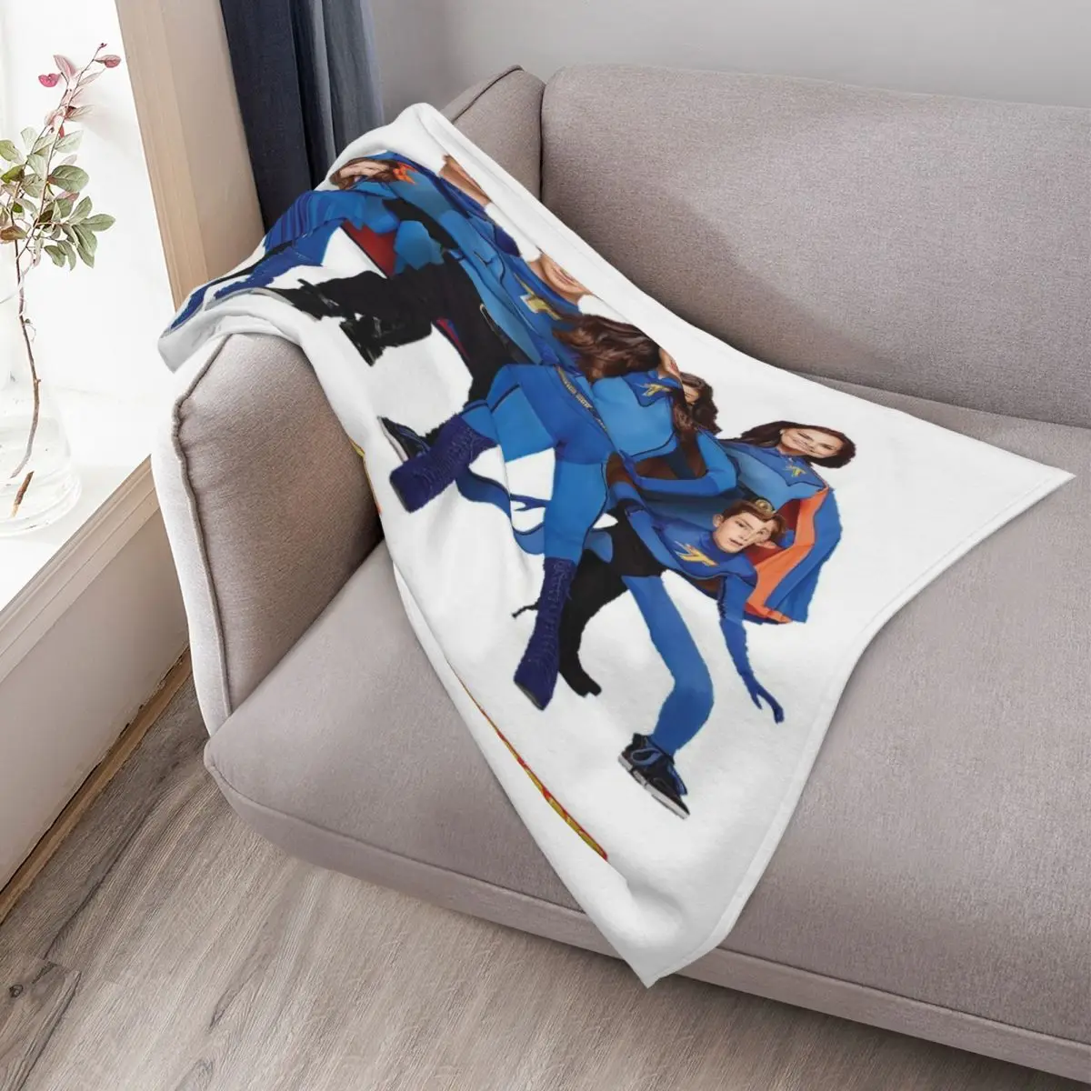 Picture 4: The Thundermans Throw Blanket Lightweight Warm Blanket for Travel Camping