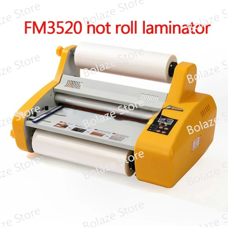 

Cold Plastic Electric Sealing Machine Laminator Cold&Hot Laminating Machine FM3520 A3 Photo Film Laminator