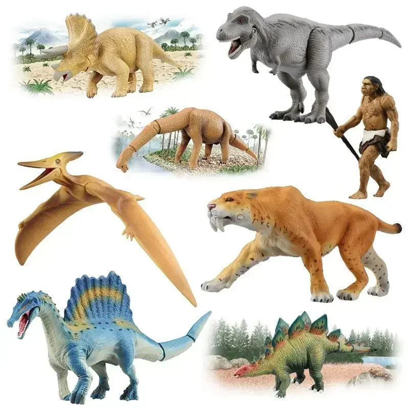 Anlia Simulated Dinosaur  Animal Model Toy Tyrannosaurus Rex Stegosaurus Toys Gifts