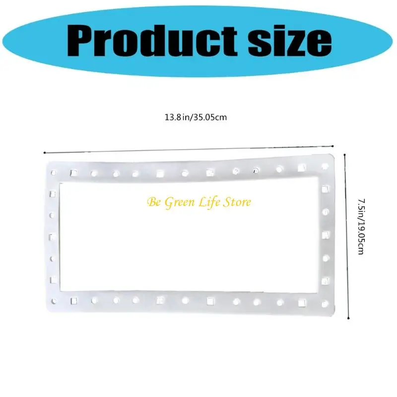 M7DF 2PCS SILICONE SKIMMER GASKET مجموعة SPX1091GW SP1091LX معدات البركة الفم