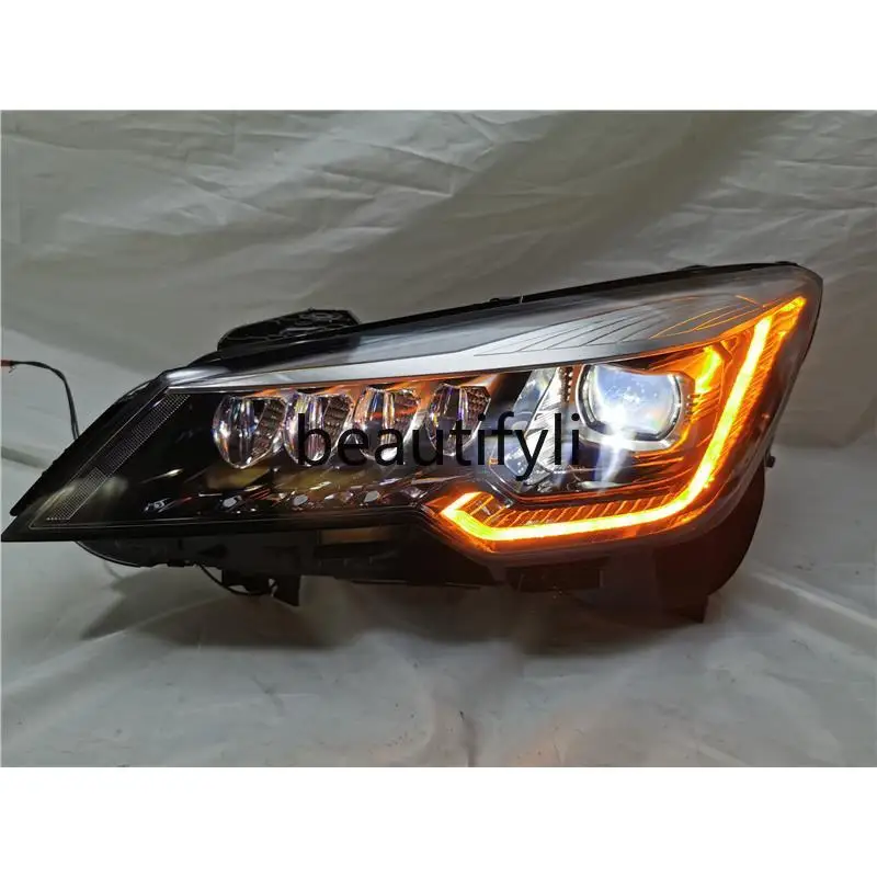 High-end LED headlight assembly Low-end upgrade and modification of second-hand daytime running lights Original car parts