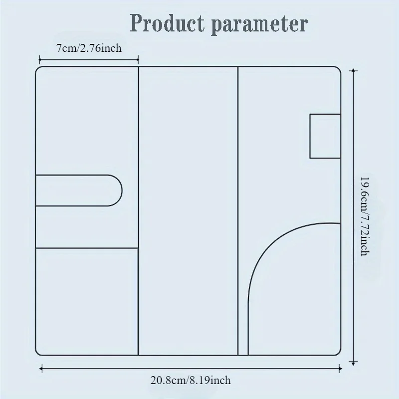 Custodia protettiva in PVC trasparente per agenda settimanale - Cover per blocco note con motivo decorativo per ufficio e scuola