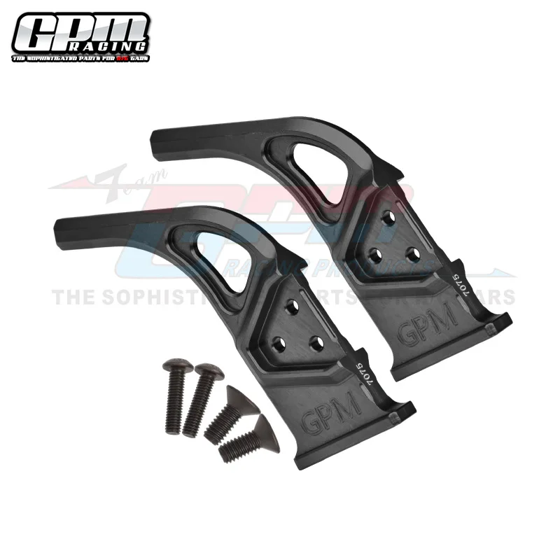 GPM ARRMA 1/7 INFRACTION 6S F1 7075 Aluminum Rear Wing Bracket RC 6S Upgrade Anti-Shake High-Downforce Fit ARA109001 Hop-Up part