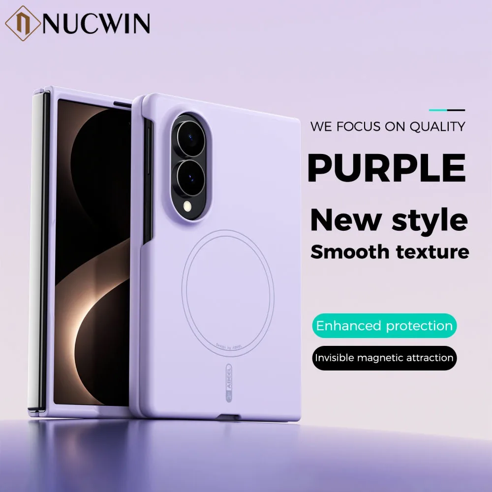 Z Fold8 Liquid Silicone for Magsafe Phone Case for Samsung Galaxy Z Fold 8 Wide Magnetic Wireless Charging Shockproof Soft Cover