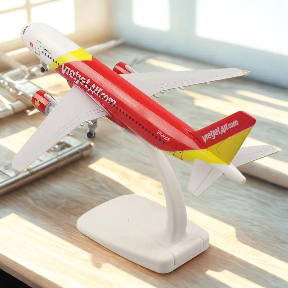 20 سنتيمتر الخطوط الجوية فيت جيت طائرات ايرباص 320 الخطوط الجوية نموذج طائرة طائرة دييكاست المعادن 1/400 مقياس الطائرات نموذج طائرة الديكور