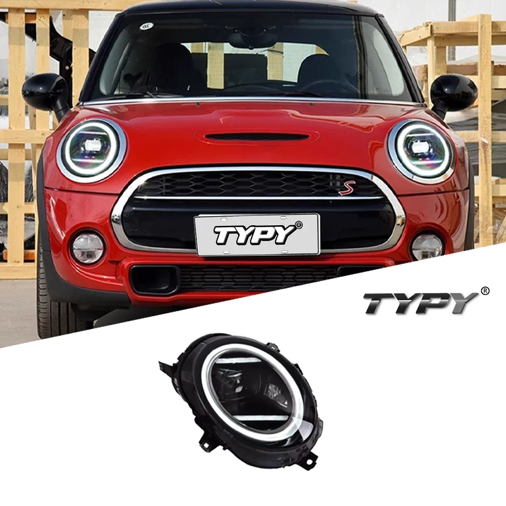 

Модель автомобиля TYPY для BMW Mini F55 F56, фары 2014-2021, обновление, модифицированная новая светодиодная фара с динамическим указателем поворота DRL