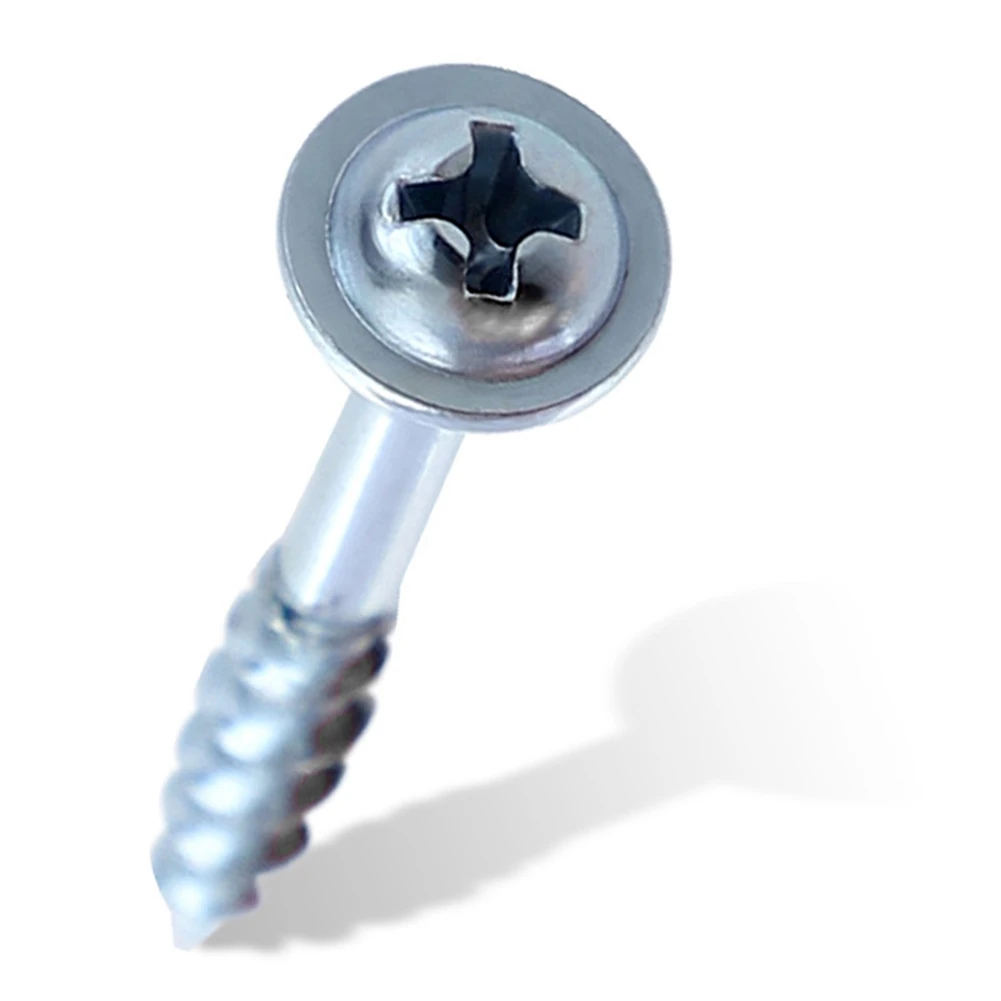 Vis autotaraudeuses pour gabarit de trou de poche, tête de tournevis cruciforme, travail de calcul, 50mm, PH2, 100 pièces