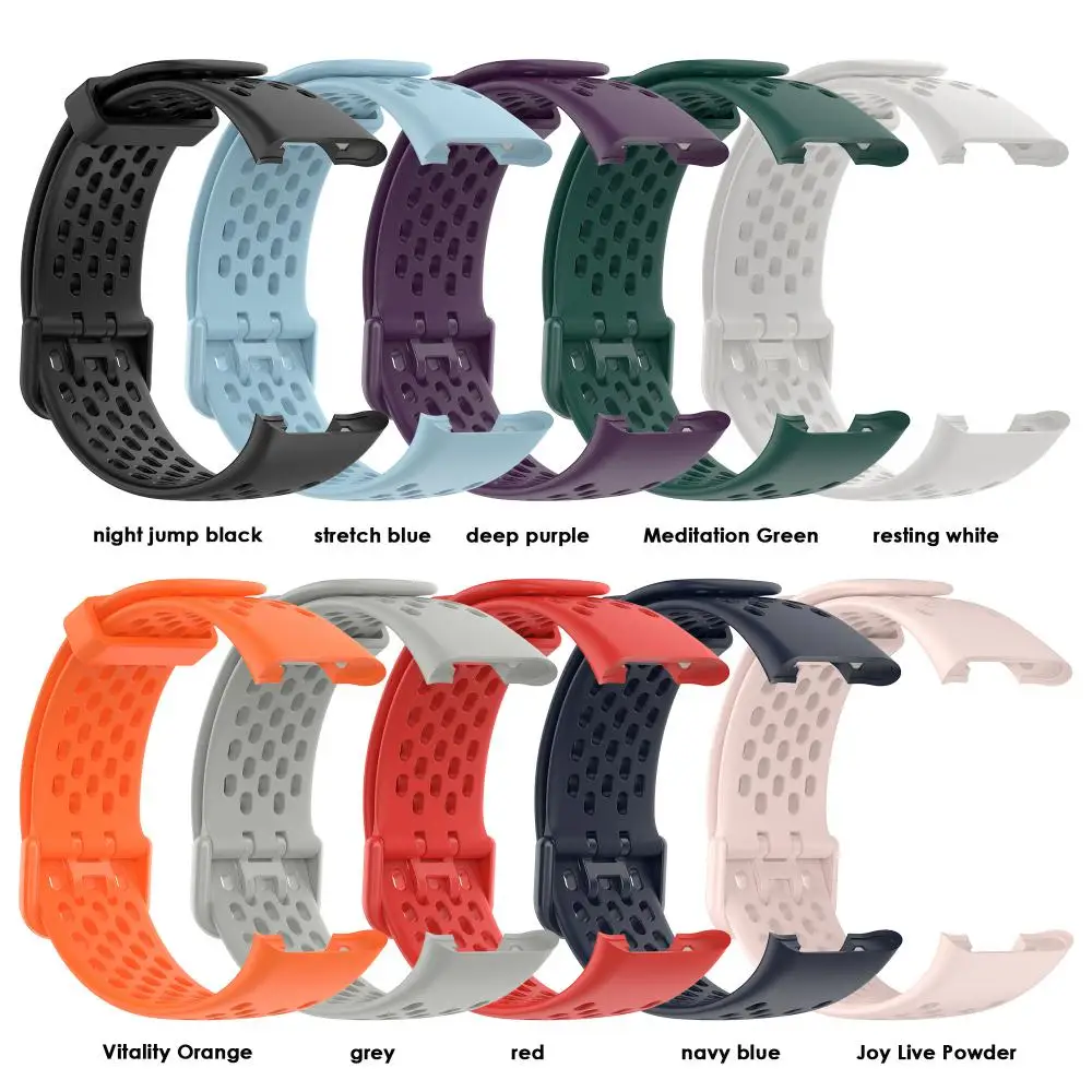 Pulsera deportiva transpirable, accesorios, correa de silicona para Xiaomi Mi Band 7 Pro, correa de muñeca de repuesto de silicona