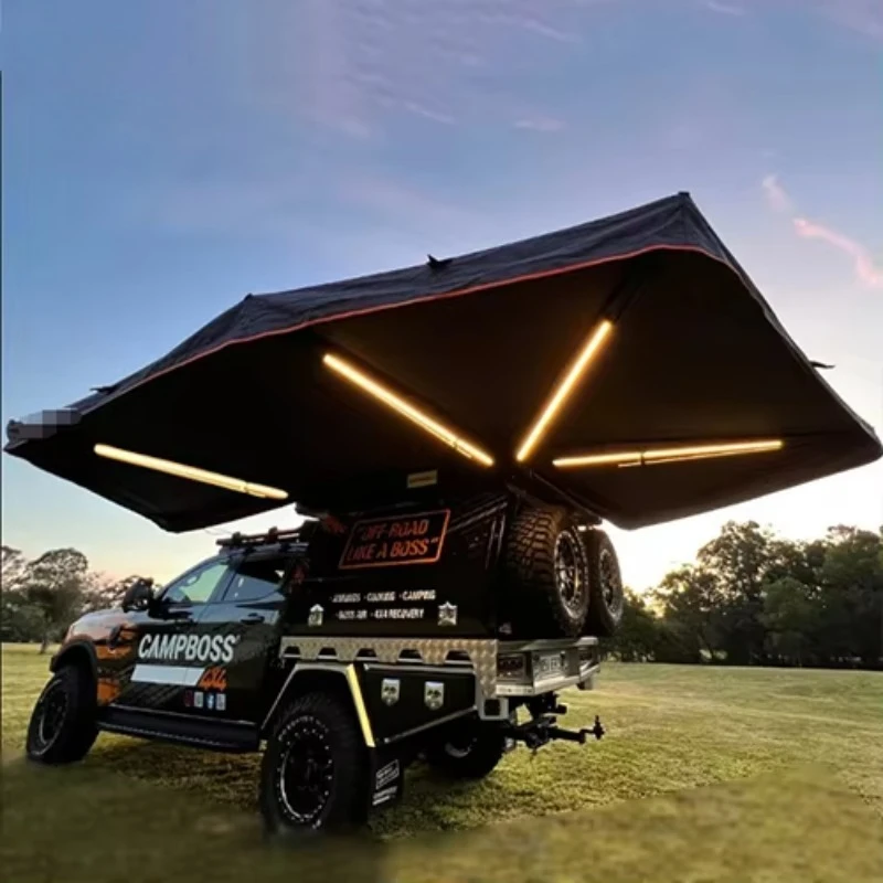 

STLF Wholesale Car Canopy Shelter 2M/2.5M Side Walls Free Standing Vehicle 270 Degree XL Awning Car Tent