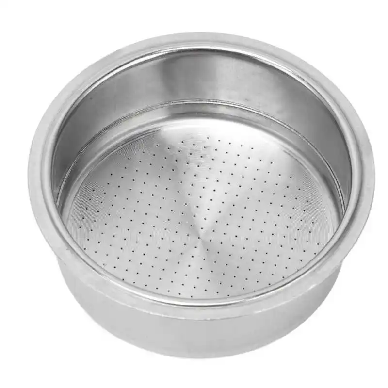 54mm Stainless Steel Coffee Filter Dripper Coffee 2 Cup Pressurized Filter Basket Strainer Home Kitchen Coffee Making Tools