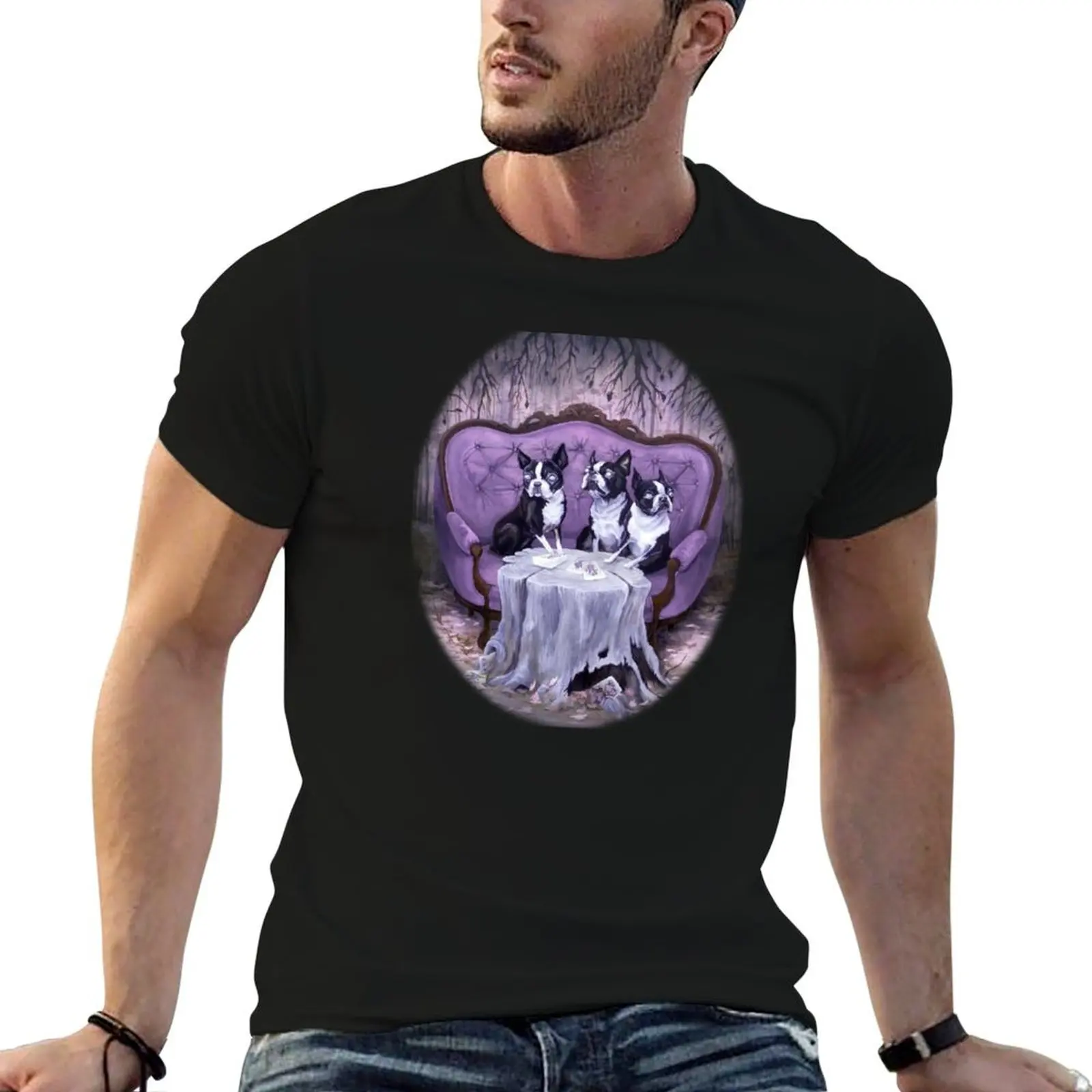 The Weird Litter Mates T-Shirt Basic Short Sleeve T-Shirt for Men