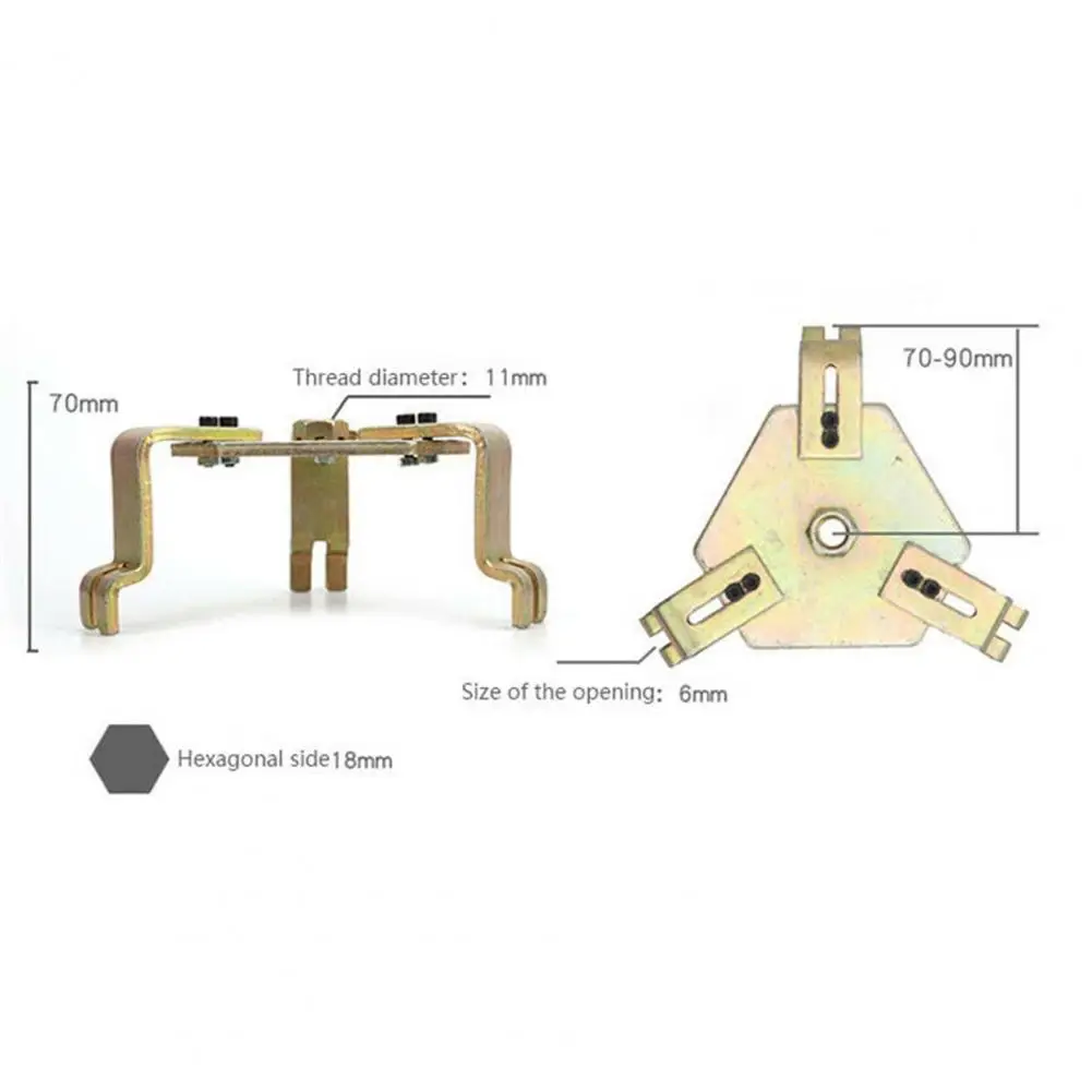 Convenient Fuel Tank Cover Wrench Alloy Fuel Tank Cover Spanner Universal Practical Gas Cover Wrench  Easy to Use