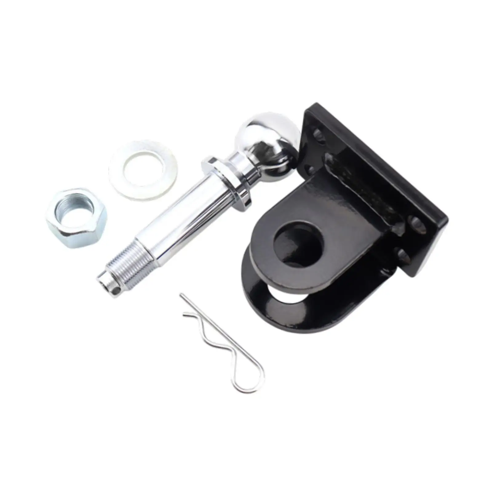 Steel Shackle Hitch Receptor Multi Function Pin Hook Trailer Adapter Easy Installation for RV Trailer Caravan