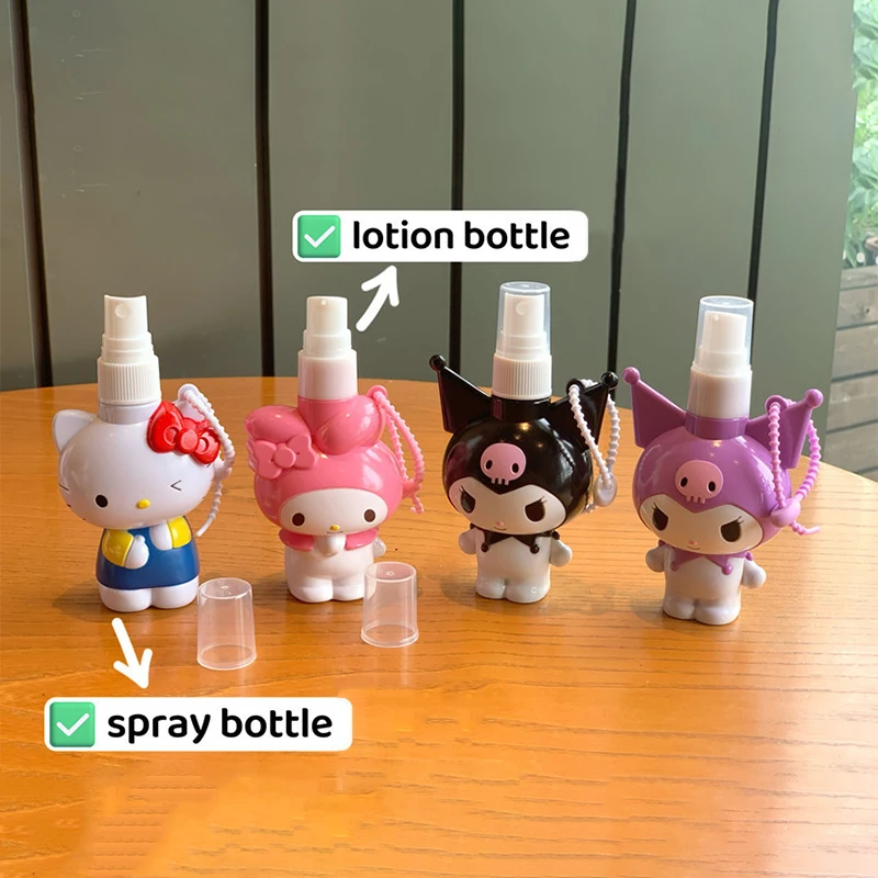 100 مللي سانريو مرحبا كيتي رذاذ زجاجة أنيمي كورومي زجاجات عطر بلدي ميلودي زجاجة مستحضرات التجميل الصغيرة إعادة الملء البخاخة #1