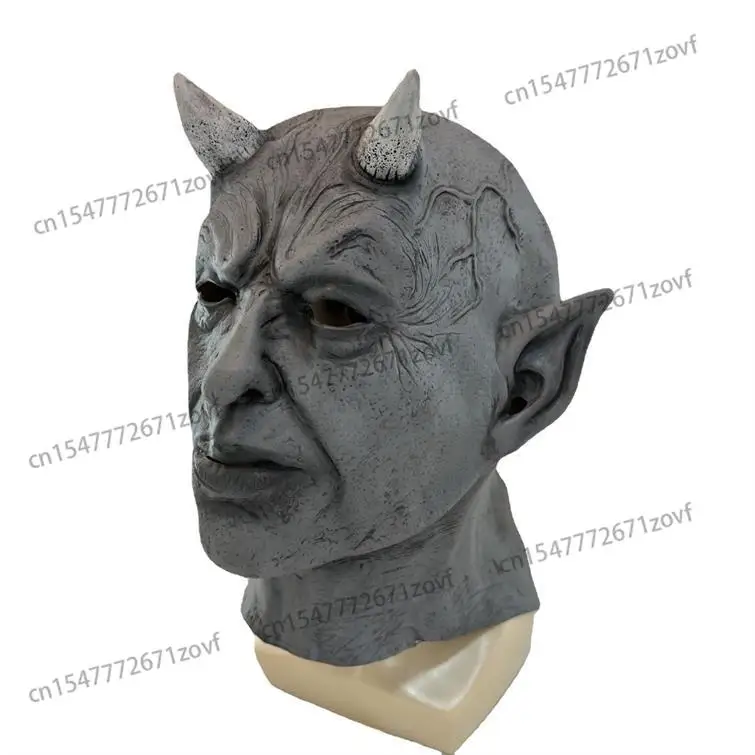 قناع سيليكون واقعي للغاية قناع اللاتكس يبتسم طارد الأرواح الشريرة البكاء قناع شيطان الطفل رائجة البيع 2024 الأكثر مبيعا #5