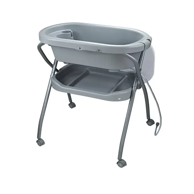 2 in 1 Multifunctional Baby Bath Nursing Table Large Square Soft PP Set for Bath Toilet Cleaning