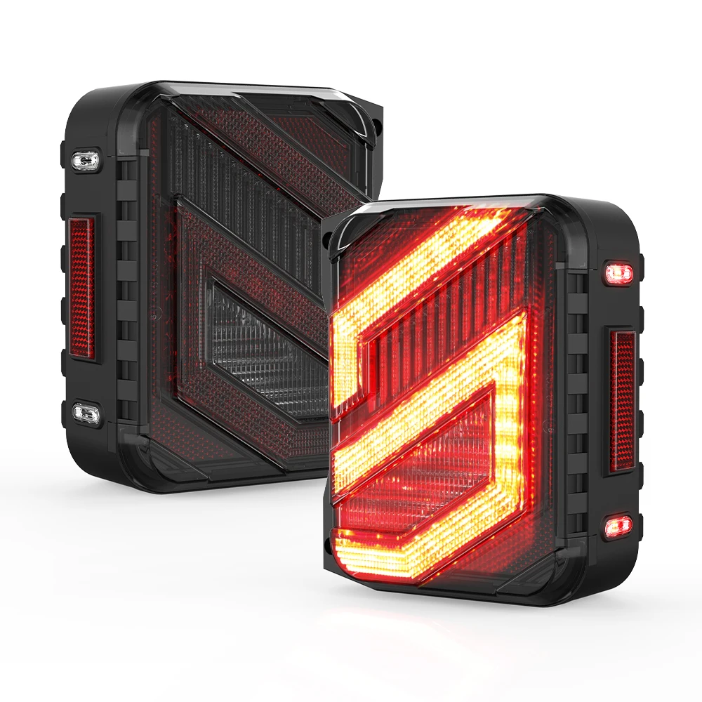 

Latest Led Tail Lights for Jeep Wrangler JK 2007-2018 Drl 12v Led Lamp Running Turning Brake Reversing Taillight Car Accessories