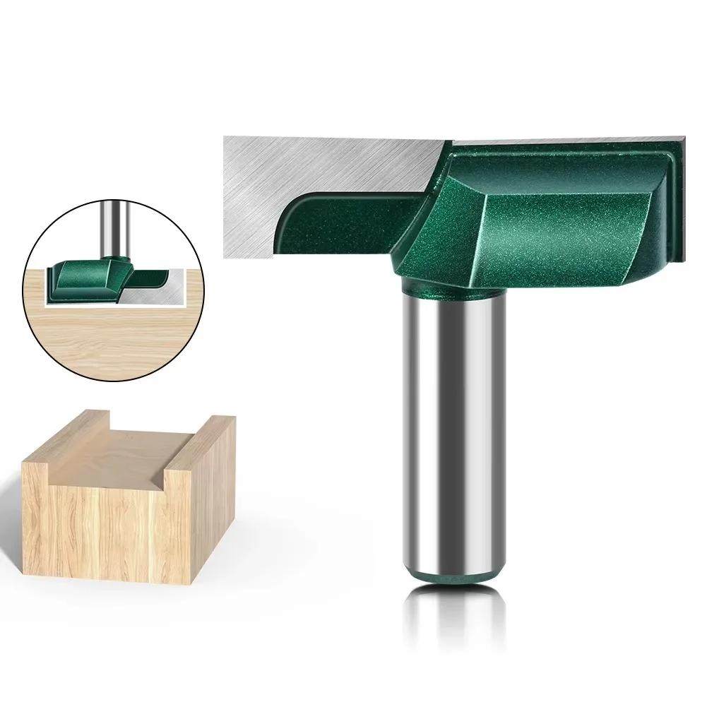 

1/2” Inch 12mm Shank Bottom Cleaning Router Bit (Mortising Bit, Spoil Board Surfacing, Slab Flattening Woodworking Mill
