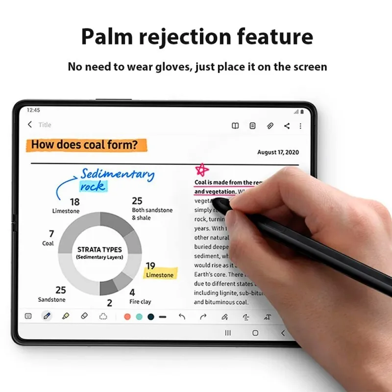 Stylus Pen For Samsung Tablet Drawing Stylus Wireless Connectivity Touch Pen for Tab S6 Lite S7FE S7 S7 Plus S8 S9 S9FE Pencil