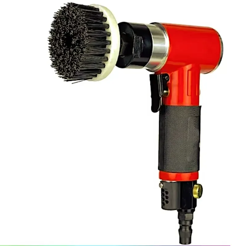 TY78325K Pneumatic Rotary Brush Kit Gear-driven 2-inch air brushing tool for cars, motorcycles, and ships at 2500 rpm