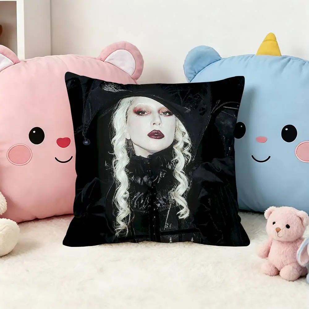 L-Lady G-Gaga MAYHEM  Double-Sided Printed Cushion Cover Bedroom Bedside Sofa Pillow Case