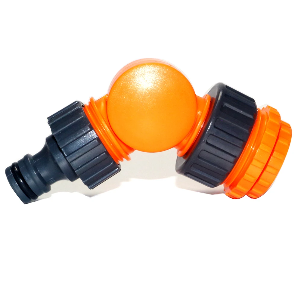 Garden hose connector, faucet adapter, rotating nipple, quick connect for watering and irrigating gardens