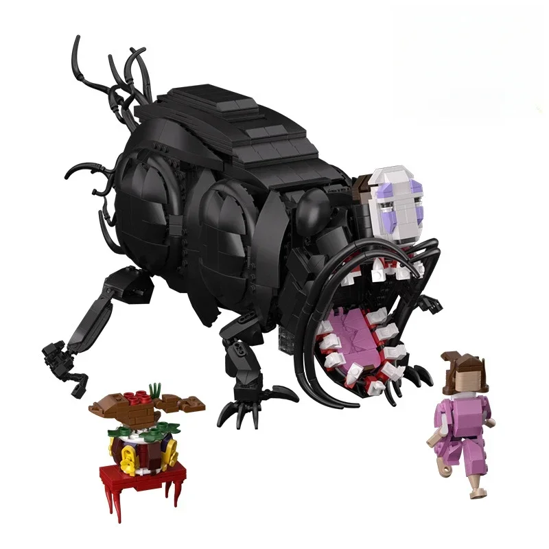 

MOC Mysterious Without Face Man Model Building Blocks Set Classic Anime No Face Man Bricks Educational Puzzle Toy Children Gifts